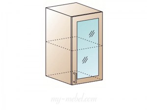 Шкаф со стеклом 1 дверь ШВC